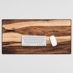 Sheesham Wood Grain Texture, Close Up Desk Mat Gallery Image 1