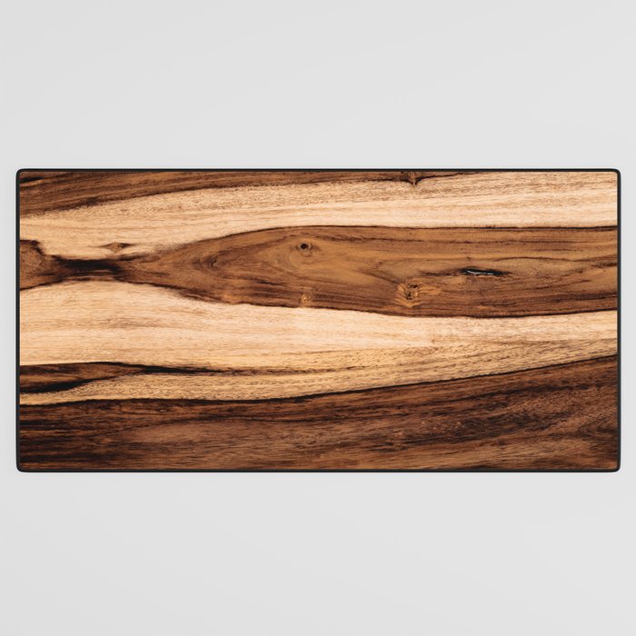 Sheesham Wood Grain Texture, Close Up Desk Mat Gallery Image 3