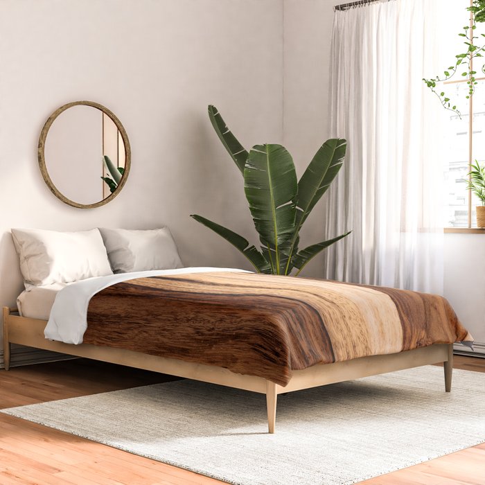 Sheesham Wood Grain Texture, Close Up Comforter Gallery Image 2