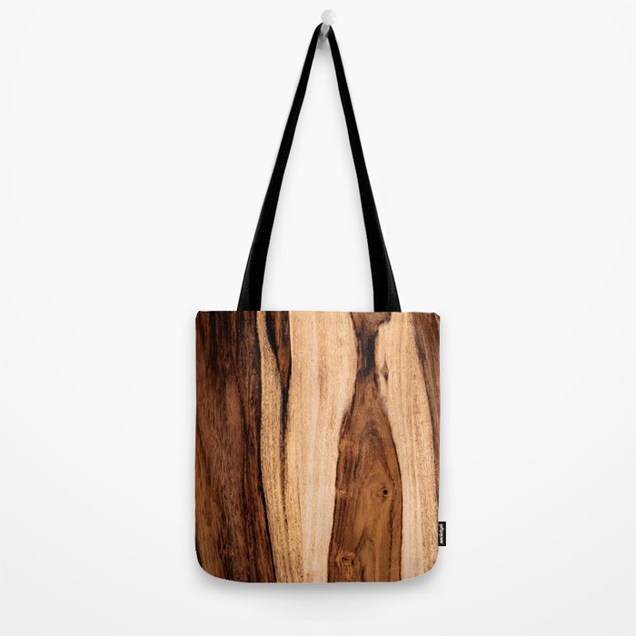 Sheesham Wood Grain Texture, Close Up Tote Bag Gallery Image 2
