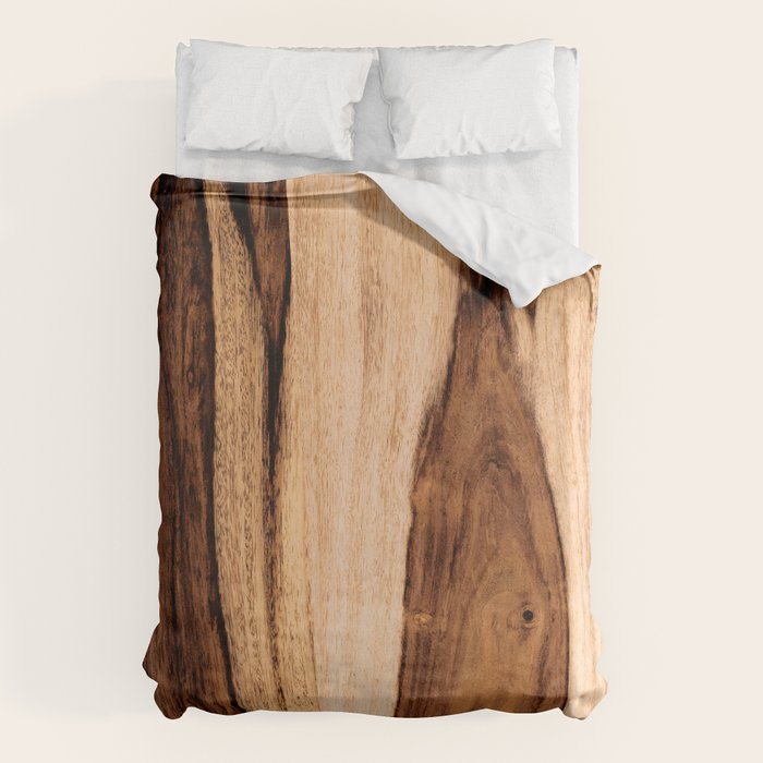 Sheesham Wood Grain Texture, Close Up Duvet Cover Gallery Image 6