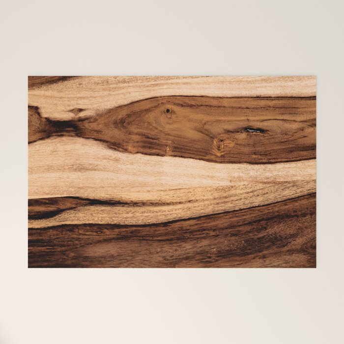 Sheesham Wood Grain Texture, Close Up Welcome Mat Gallery Image 1