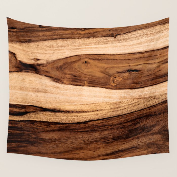 Sheesham Wood Grain Texture, Close Up Wall Tapestry Gallery Image 4