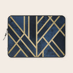 Art Deco Midnight Laptop Sleeve Gallery Image 1