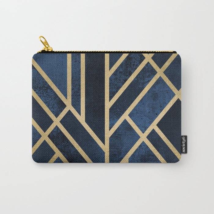 Art Deco Midnight Carry All Pouch Gallery Image 1