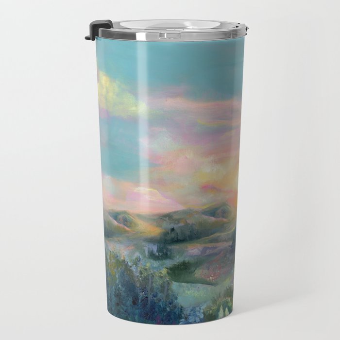 Sunset Landscape Travel Mug Gallery Image 3