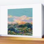 Sunset Landscape Wall Mural Gallery Image 2
