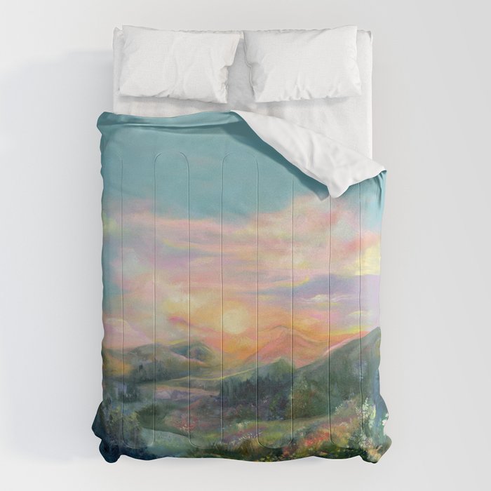 Sunset Landscape Comforter Gallery Image 6