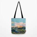Sunset Landscape Tote Bag Gallery Image 2