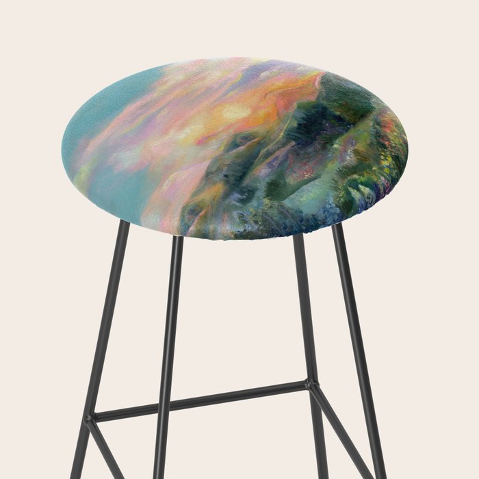 Sunset Landscape Stool Gallery Image 2