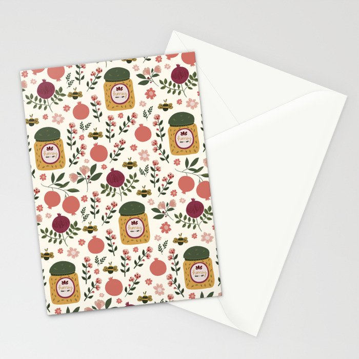 Rosh Hashanah Honey Stationery Card Gallery Image 2