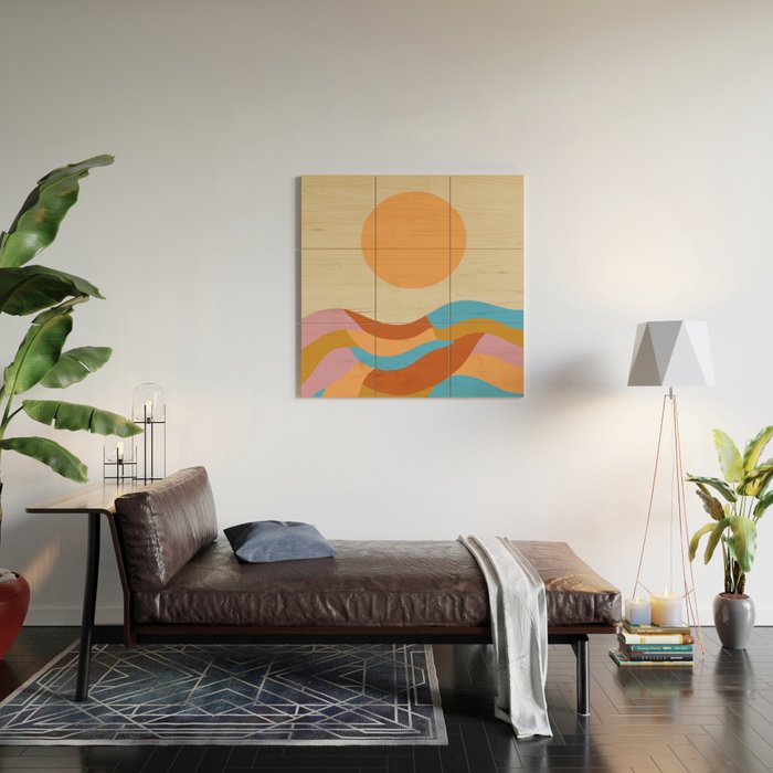 Valley of Fire Wood Wall Art Gallery Image 2