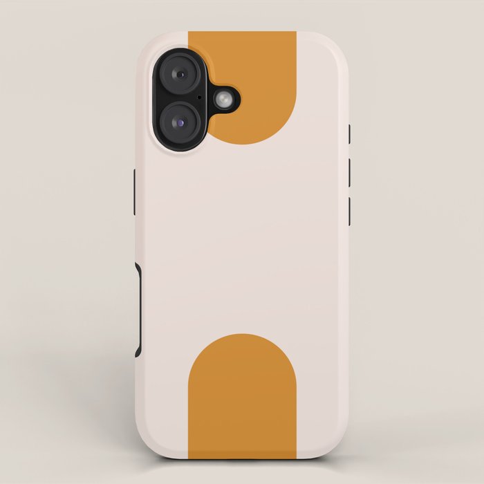 Arch (Yellow & Pale Pink) iPhone Case Gallery Image 1