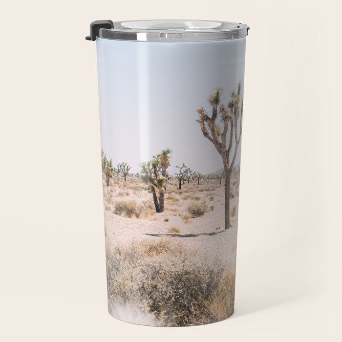 Joshua Tree National Park - California Boho Desert Photo in Neutral Travel Mug Gallery Image 3