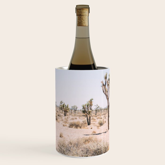 Joshua Tree National Park - California Boho Desert Photo in Neutral Wine Chiller Gallery Image 2
