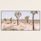 Joshua Tree National Park - California Boho Desert Photo in Neutral Desk Mat Gallery Image 3