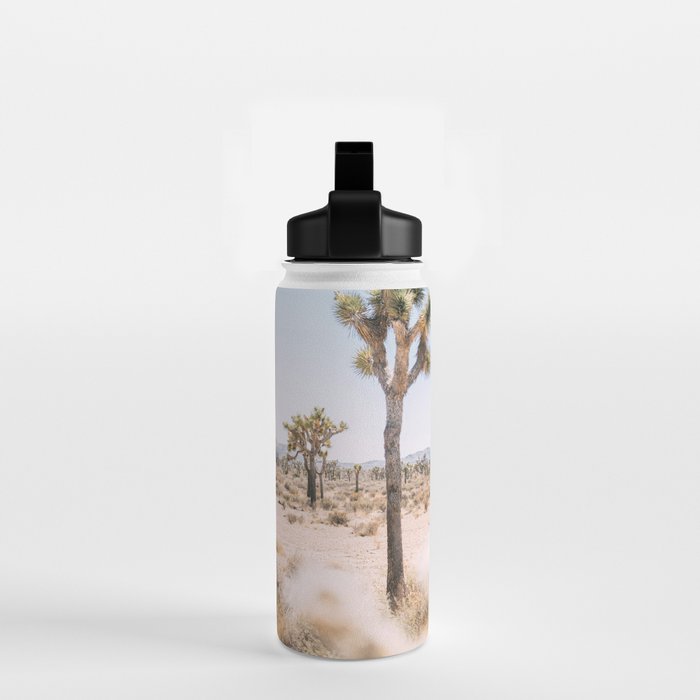 Joshua Tree National Park - California Boho Desert Photo in Neutral Water Bottle Gallery Image 2