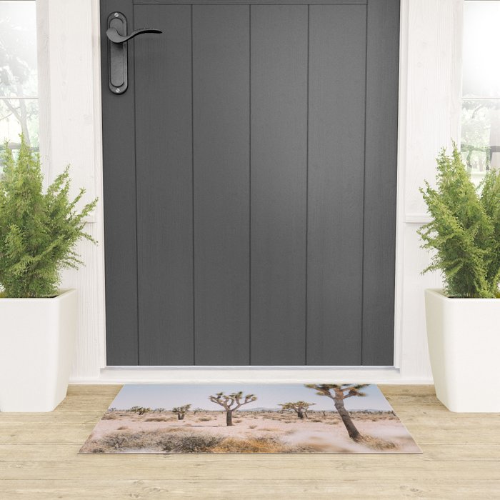 Joshua Tree National Park - California Boho Desert Photo in Neutral Welcome Mat Gallery Image 3