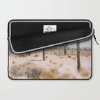 Joshua Tree National Park - California Boho Desert Photo in Neutral Laptop Sleeve Gallery Image 2