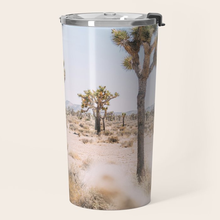 Joshua Tree National Park - California Boho Desert Photo in Neutral Travel Mug Gallery Image 2