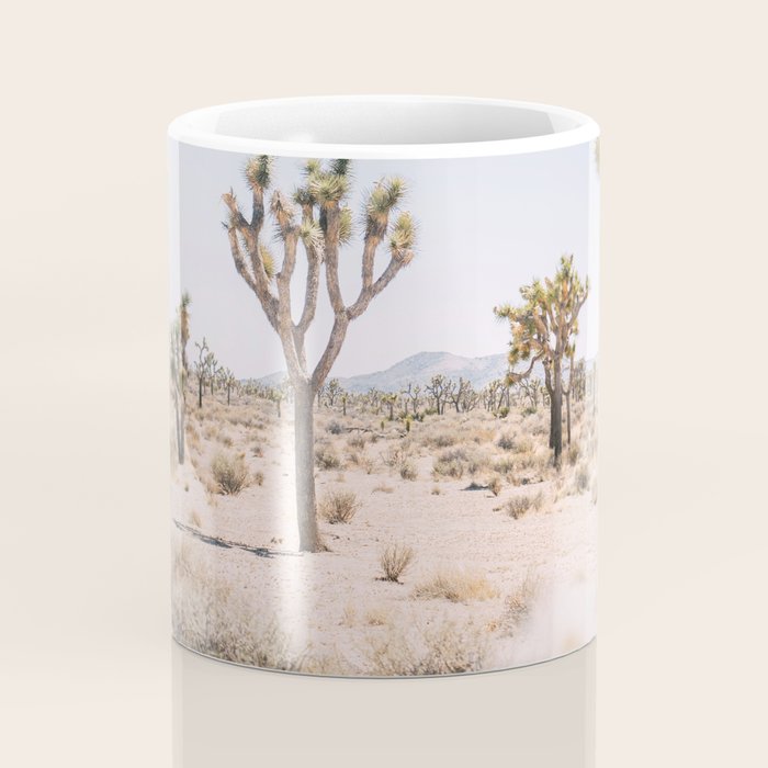 Joshua Tree National Park - California Boho Desert Photo in Neutral Coffee Mug Gallery Image 4
