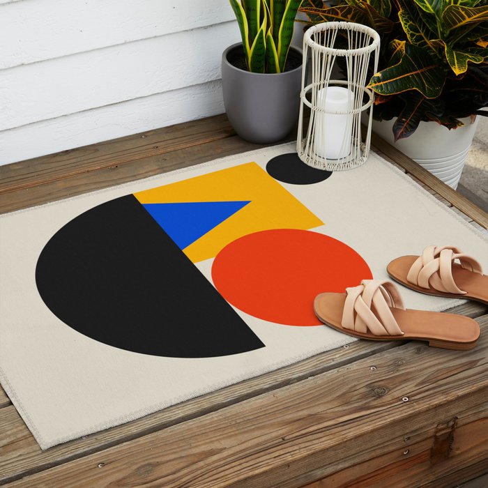 Balance 02: Bauhaus Mid-Century Edition Outdoor Rug Gallery Image 2