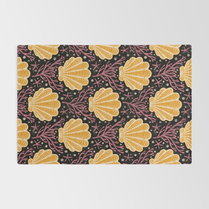Seashell - marigold and black Rug Gallery Image 2