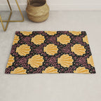 Seashell - marigold and black Rug Gallery Image 1