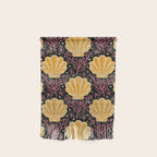 Seashell - marigold and black Wall Hanging Gallery Image 1