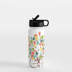 I bring flowers Water Bottle Gallery Image 1