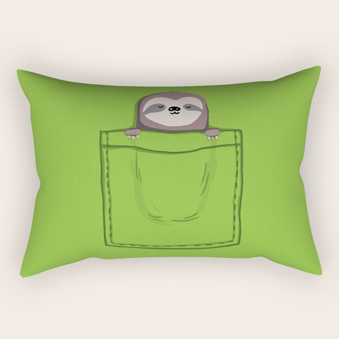 My Sleepy Pet Rectangular Pillow Gallery Image 2