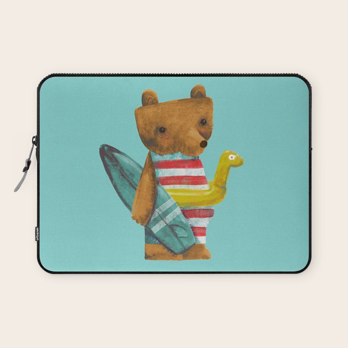 Summer Bear Laptop Sleeve Gallery Image 1