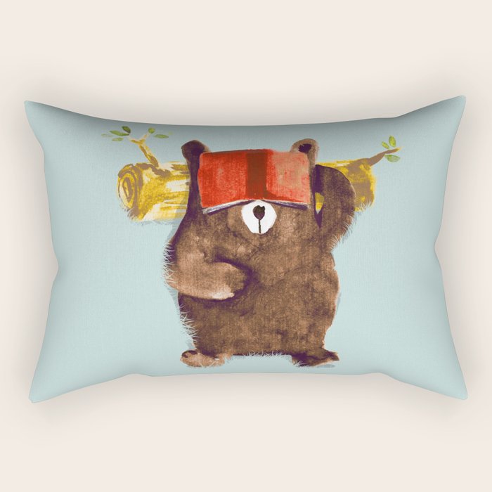 No Care Bear - My Sleepy Pet Rectangular Pillow Gallery Image 1