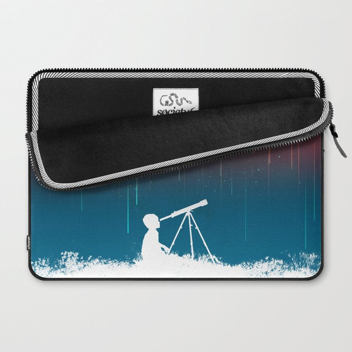 Meteor Rain (light version) Laptop Sleeve Gallery Image 2