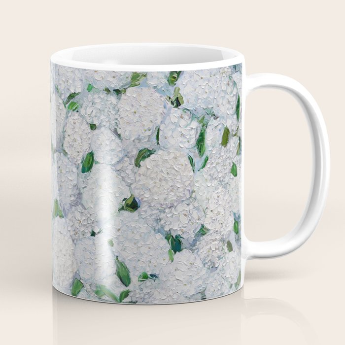 Annabelle Hydrangea Garden Coffee Mug Gallery Image 1