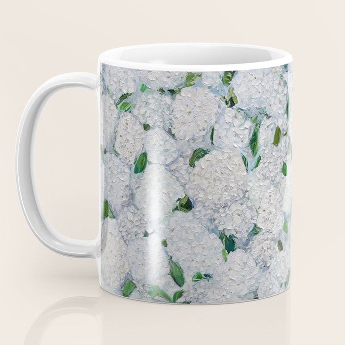 Annabelle Hydrangea Garden Coffee Mug Gallery Image 3