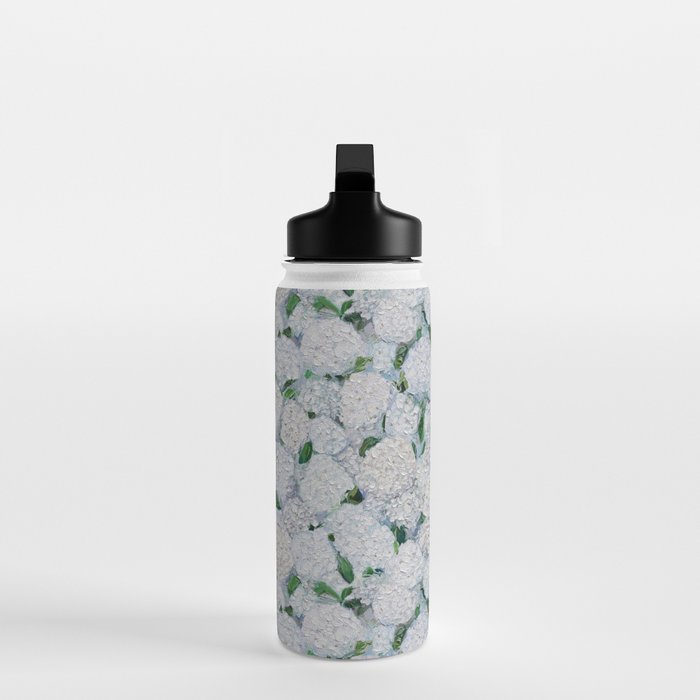Annabelle Hydrangea Garden Water Bottle Gallery Image 3