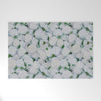 Annabelle Hydrangea Garden Welcome Mat Gallery Image 1