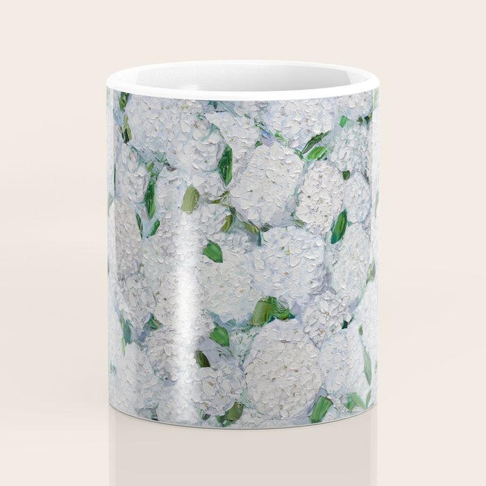 Annabelle Hydrangea Garden Coffee Mug Gallery Image 4