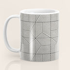 bohemian geometric tiles - bone Coffee Mug Gallery Image 3