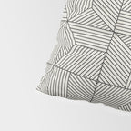 bohemian geometric tiles - bone Pillow Sham Gallery Image 4