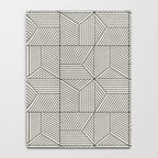 bohemian geometric tiles - bone Notebook Gallery Image 4