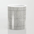 bohemian geometric tiles - bone Coffee Mug Gallery Image 4