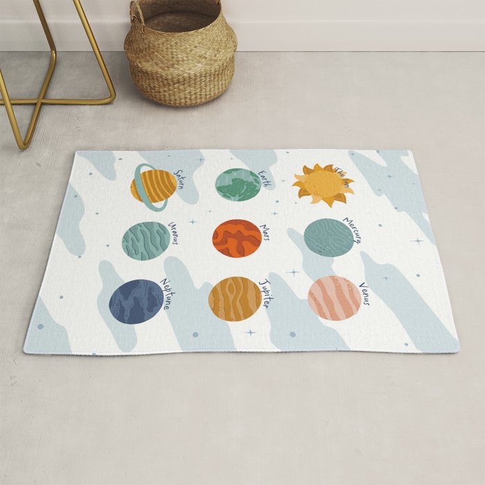 Planets of The Solar System Rug Gallery Image 1