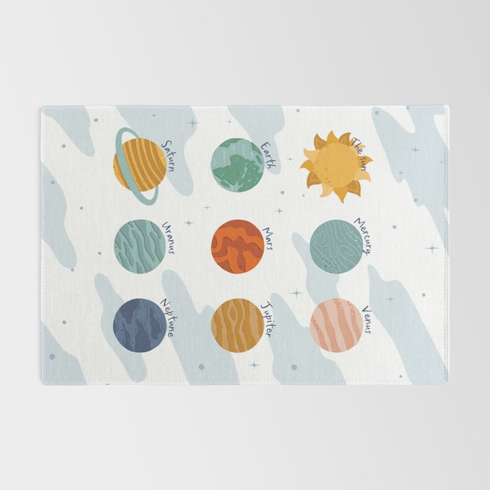 Planets of The Solar System Rug Gallery Image 2