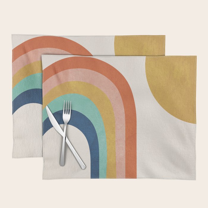 The Sun and a Rainbow Placemat Gallery Image 1