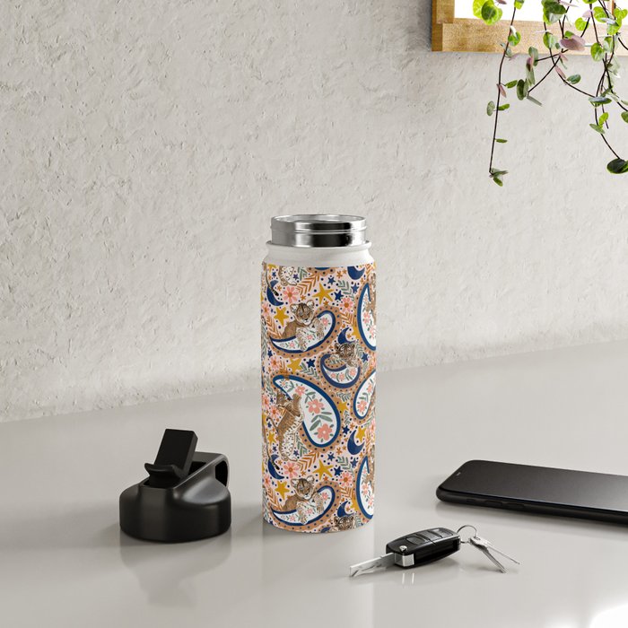  Leopard Cubs and Stars Water Bottle Gallery Image 4