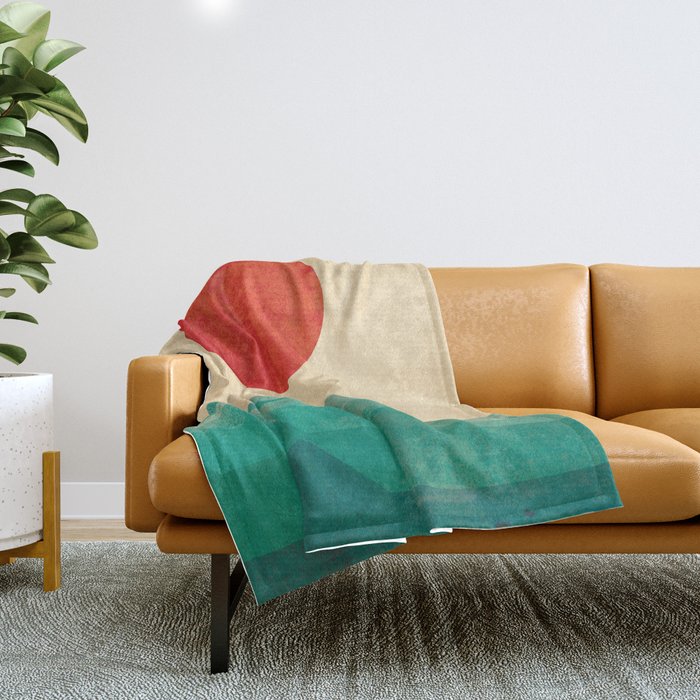 The ocean, the sea, the wave Throw Blanket Gallery Image 1