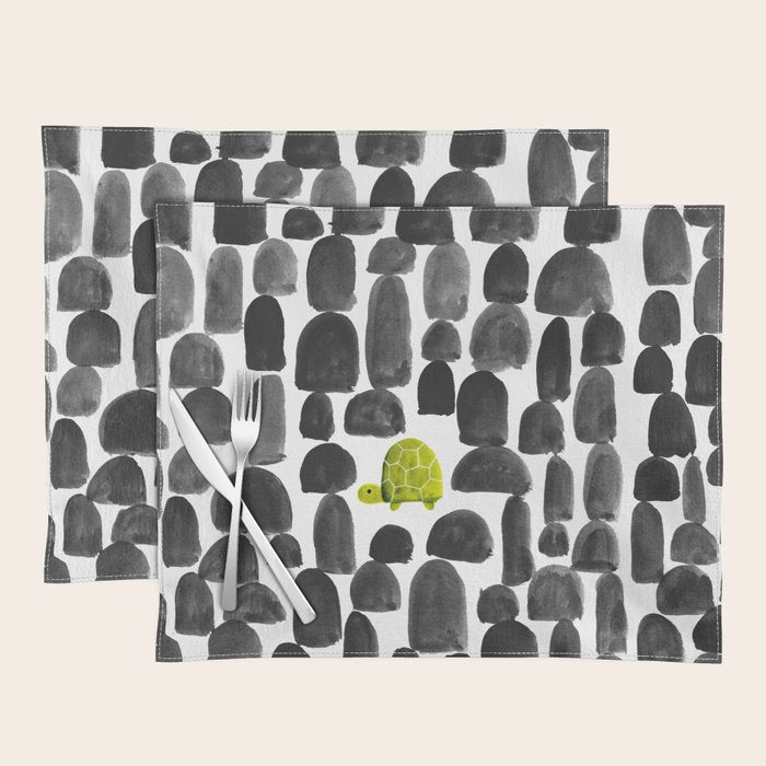 Turtle in Stone Garden Placemat Gallery Image 1