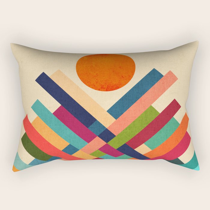 Sun Shrine Rectangular Pillow Gallery Image 2